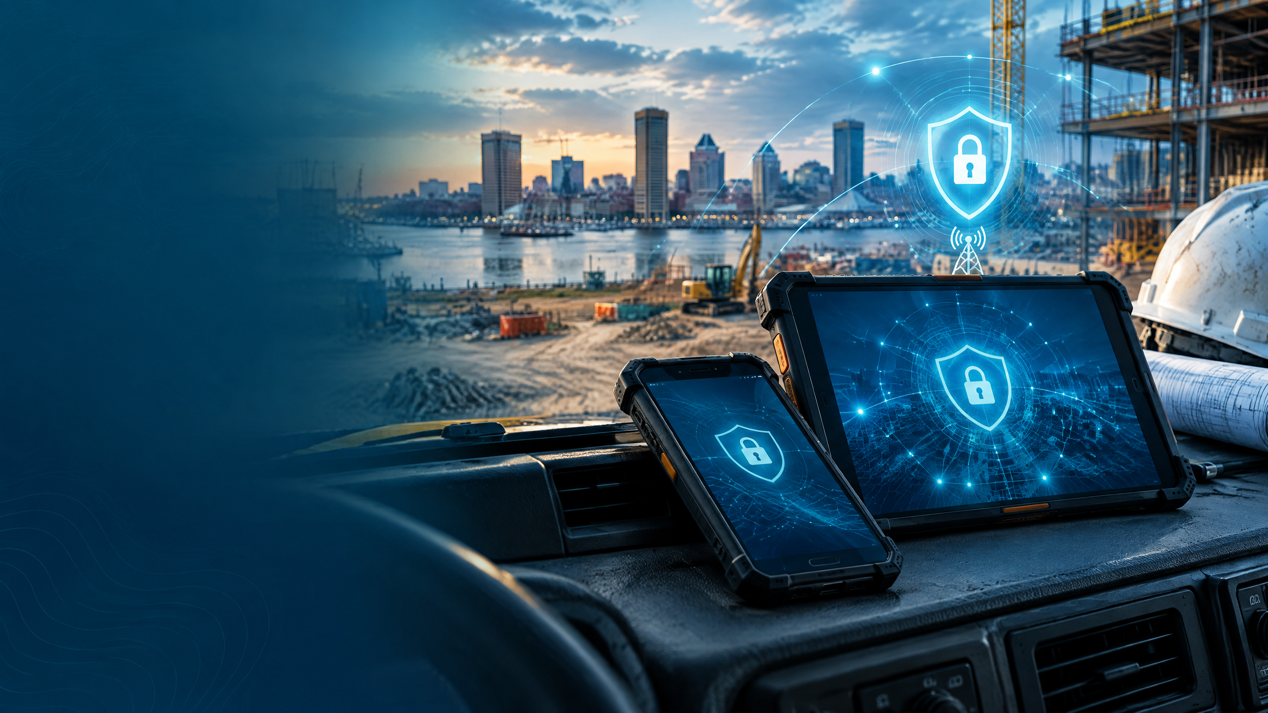 Mobile Device Security for Baltimore Construction Companies Starts in the Truck, Not the Office